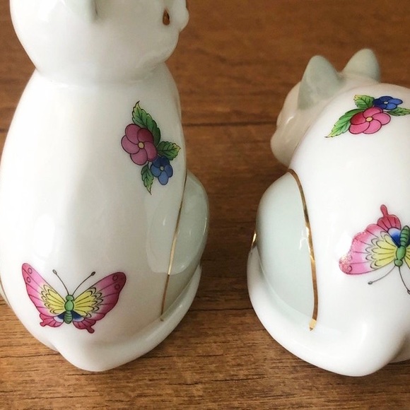 Japanese Small Colorful Porcelain Cat Figurine Andrea by Sadek - Picture 2 of 10